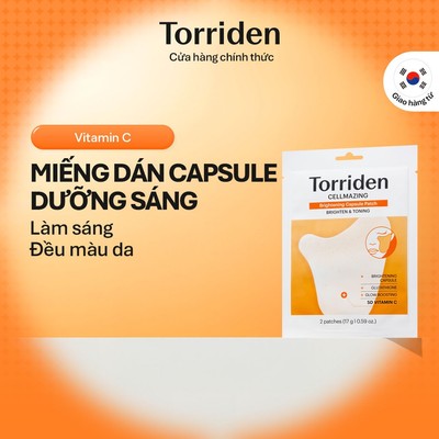 [Torriden Chính hãng] Patch dưỡng sáng trắng da CELLMAZING Brightening Capsule Patch