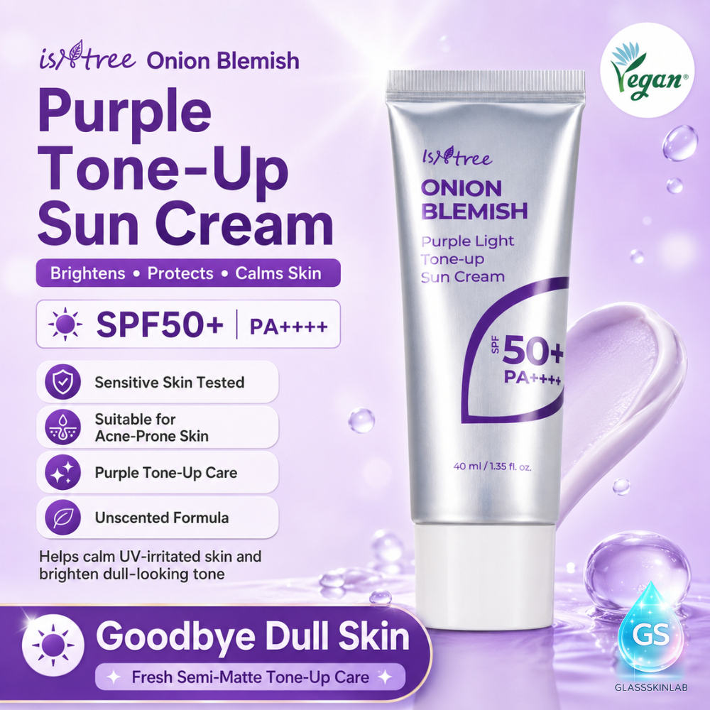 IsNtree Onion Newpair Kem chống nắng tông màu tím 40ml SPF50 + PA + + + + K-Beauty Brightening Sun C