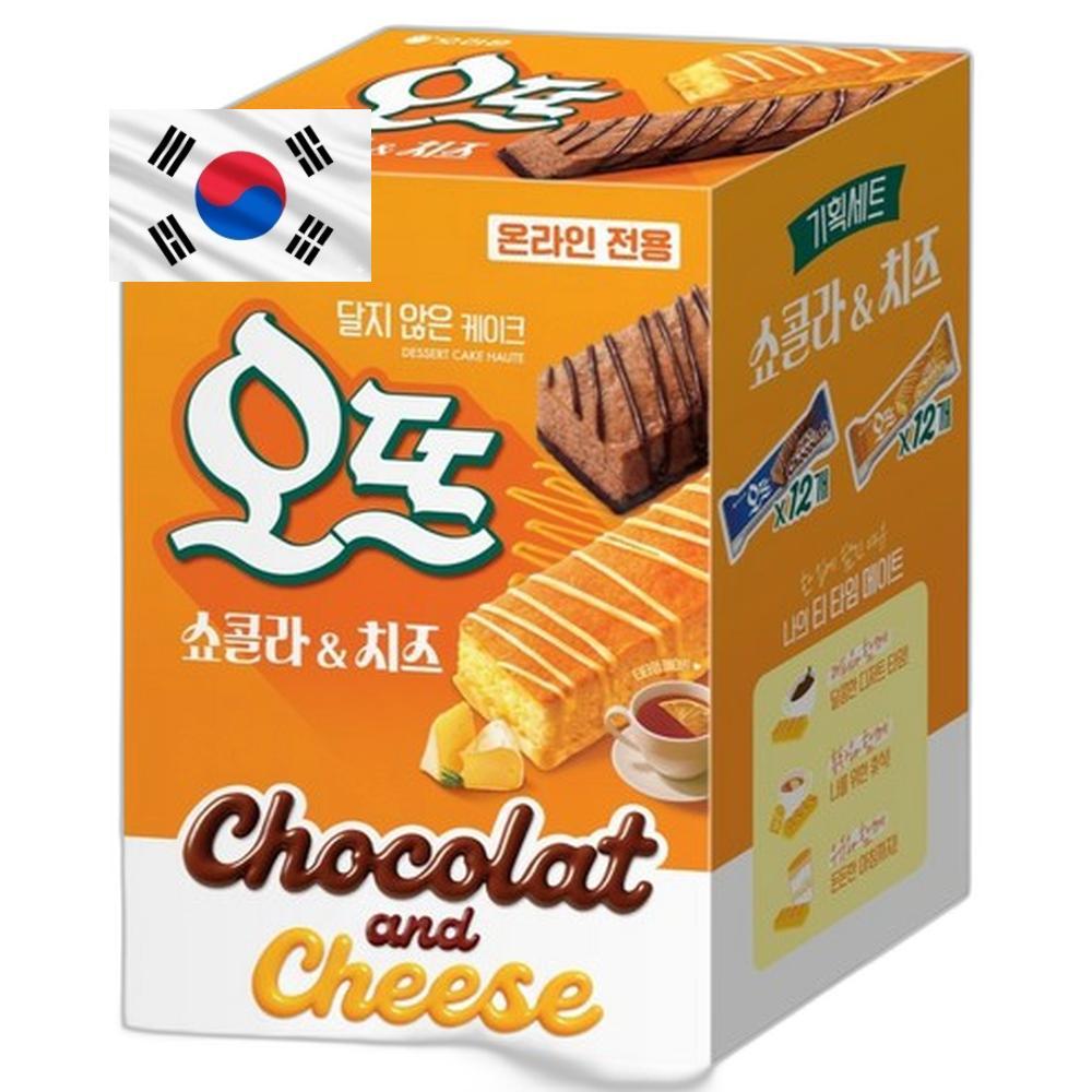 Bộ quà tặng đặc biệt Orion O 'Tte Chocolate 12p & Cheese 12p Otte