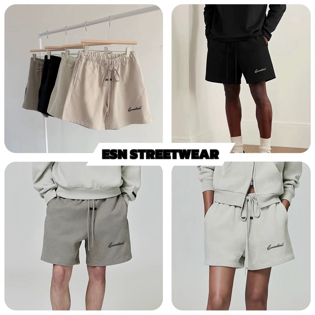 [CHÍNH HÃNG] Short Essentials Fear Of God Trainning 90'S Slevee Authentic, Quần đùi Essentials chính