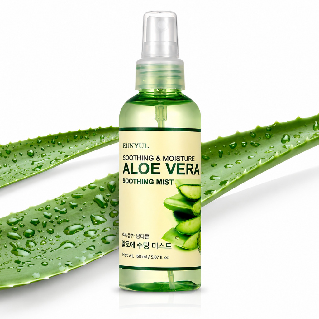 [EUNYUL] Aloe Vera Soothing Mist 150ml Hydrating Facial Mist Chăm sóc độ ẩm Chăm sóc da Hàn Quốc