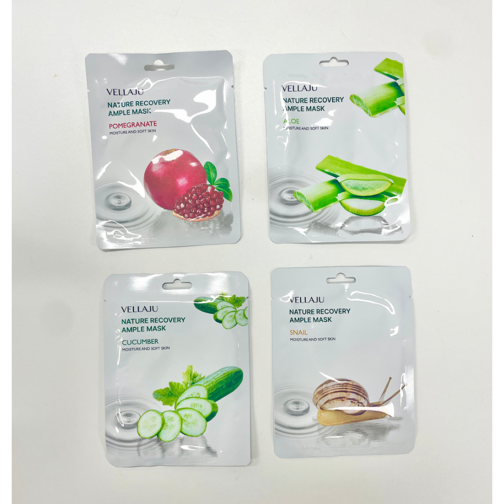 [OLIVE YOUNG] Mặt nạ Ampoule phục hồi thiên nhiên Vellau (1 cái)