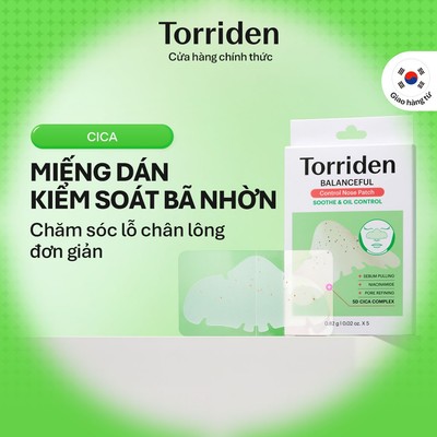 [Torriden Chính hãng] Patch kiểm soát bã nhờn da mũi  BALANCEFUL Control Nose Patch