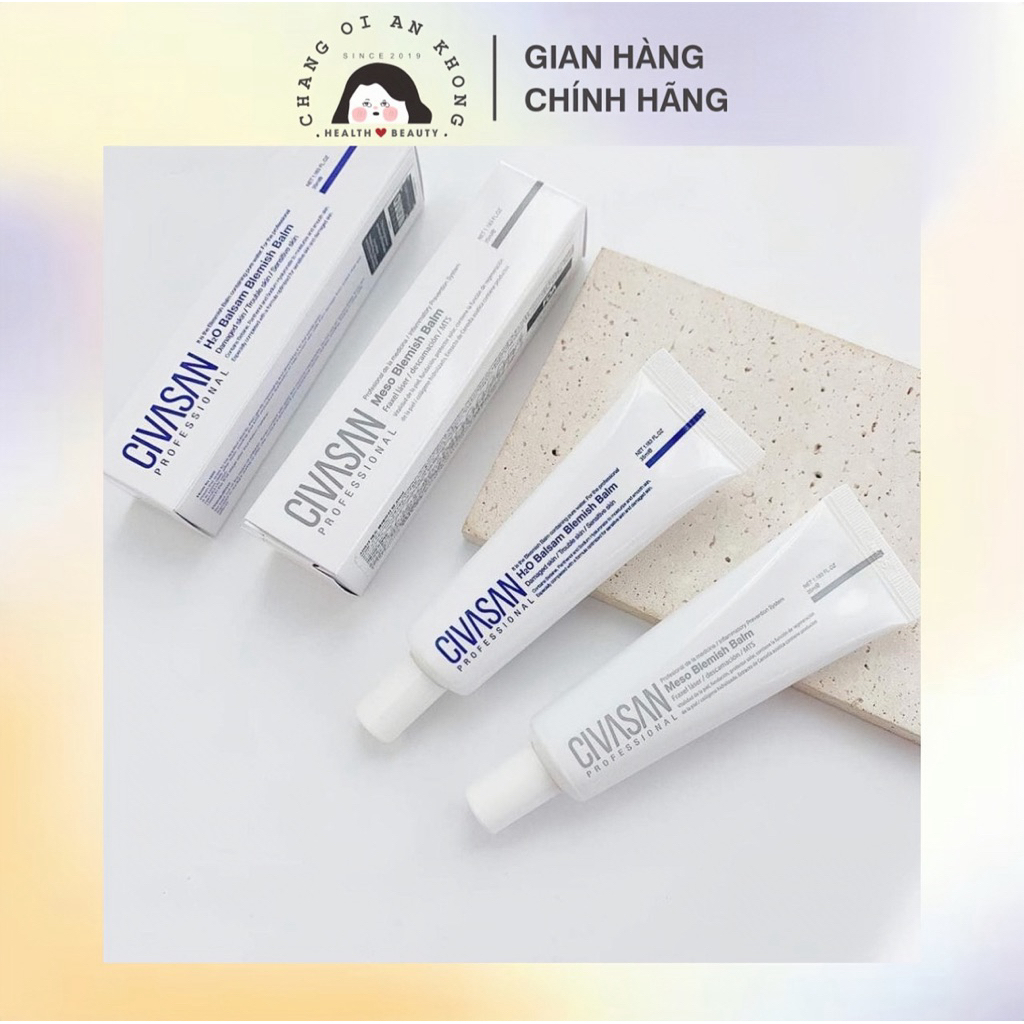 Kem dưỡng phục hồi nâng tone Civasan Meso Blemish Balm /CIVASAN H2O Balsam Blemish Balm