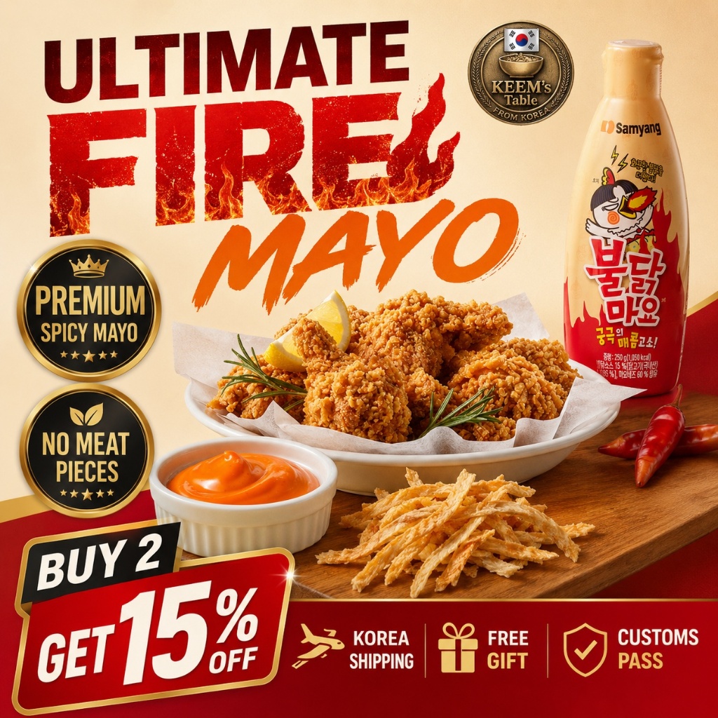 [Hot Hit] Xốt Mayo Cay Samyang Buldak Spicy Fire Mayo Sauce 250g K-Food Extreme Hot Bestseller TikTo