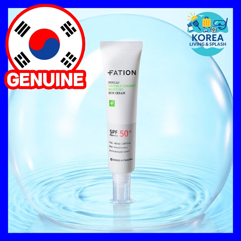 Kem chống nắng FATION Nosca9 Trouble Comfort Moisture SPF50 + PA + + + + 40ml Hydrating Sun Care
