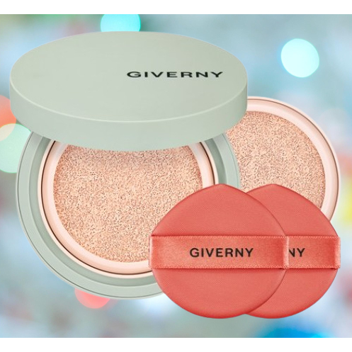 [GIVERNY] Bộ đệm lót Milchak 12g, Refill 12g SPF Cushion 17 21 23 Shade Select Long Lasting Glow Bas