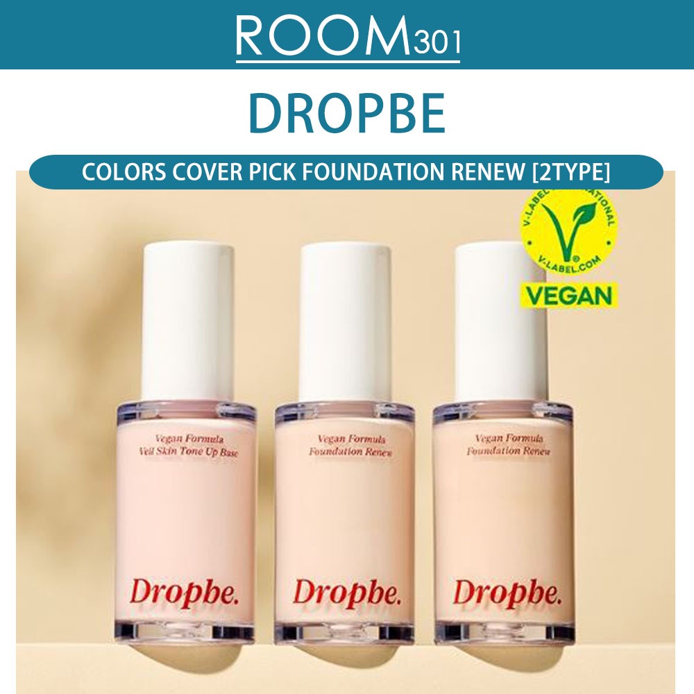 [Dropbe] Kem Nền COLORS Cover Pick Foundation Renewal 2 Loại