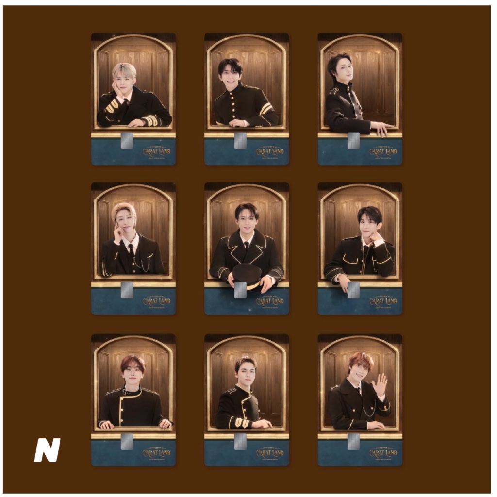 SEVENTEEN in CARAT LAND NAMANE CARD