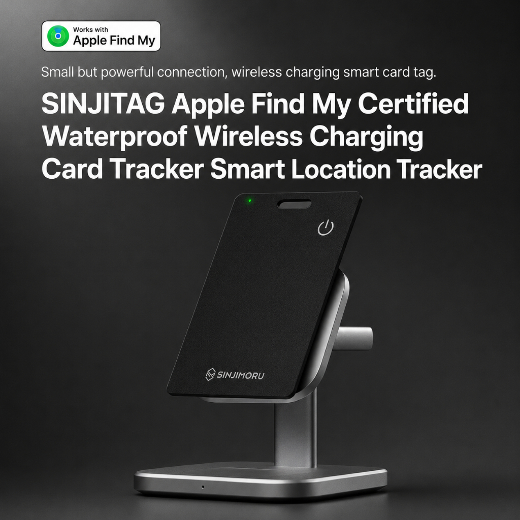 SINJIMORU ShinjiTag Card Plus Tracker | Apple Find My Wallet Tracker