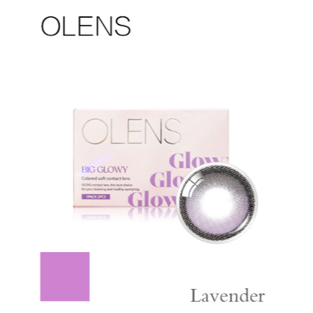 Ống kính tiếp xúc OLENS BIG GLOWY LAVENDER 1 tháng 2P