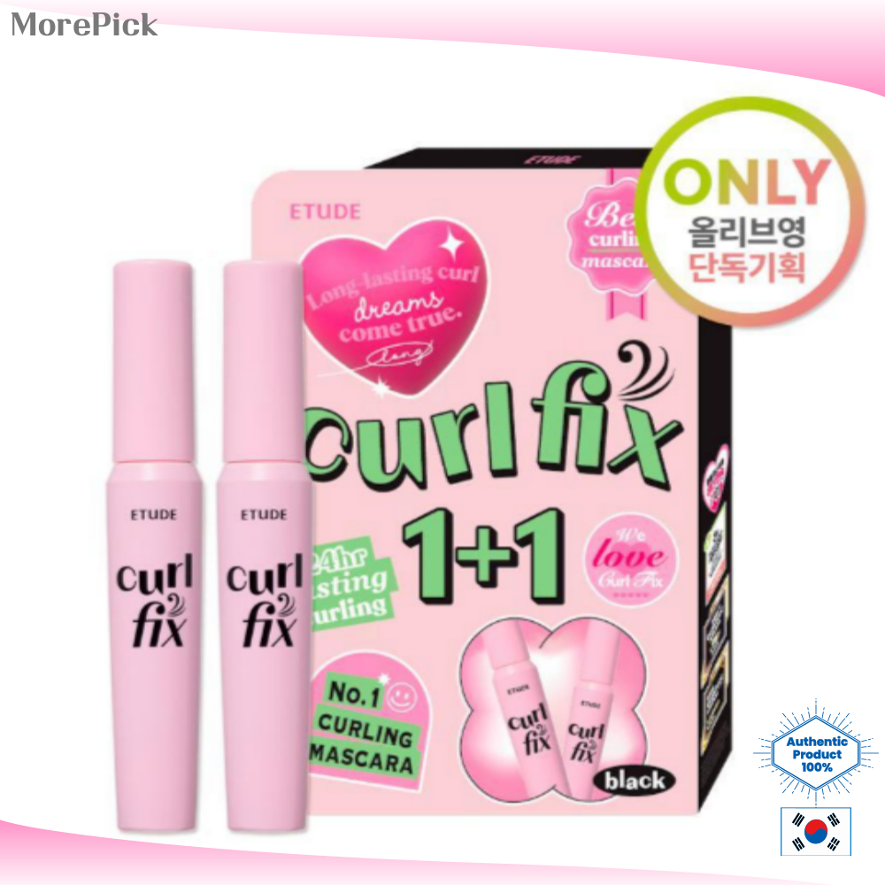 [Etude] Curl Fix Mascara 1 + 1 Phiên bản giới hạn – Mascara / Đen