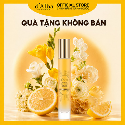 [QUÀ TẶNG – KHÔNG BÁN] Nước hoa dạng lăn hương hoa cao cấp d'Alba Premium Roll-On Perfume 10ml