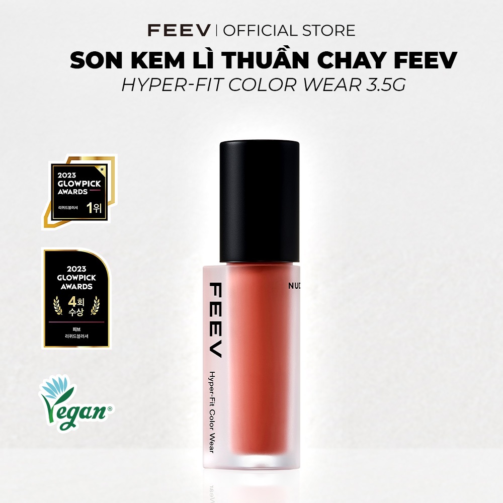 SON KEM LÌ THUẦN CHAY FEEV HYPER-FIT COLOR WEAR 5G