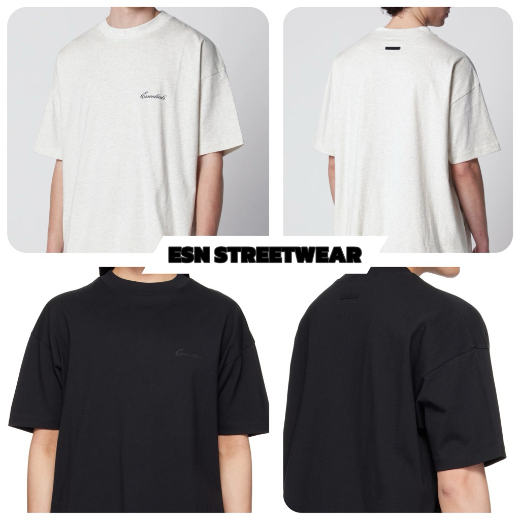 [CHÍNH HÃNG] Tee Essentials Fear Of God Pique Signature 90's Authentic, Áo thun Essentials Chính Hãn
