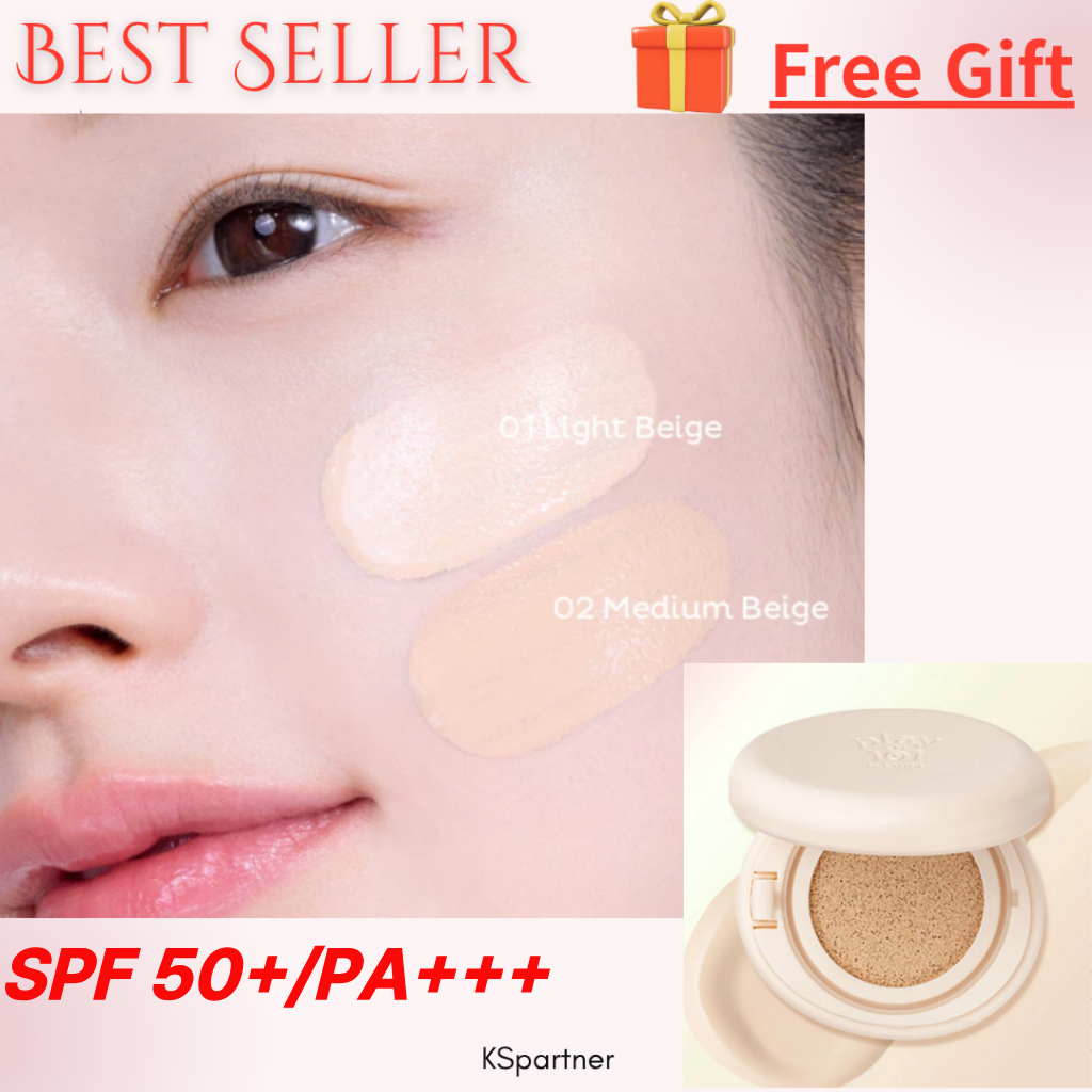ETUDE PLAY 101 của ETUDE Slim Layered Cushion 15g / Trang điểm hàng ngày Hàn Quốc & Chăm sóc chống n
