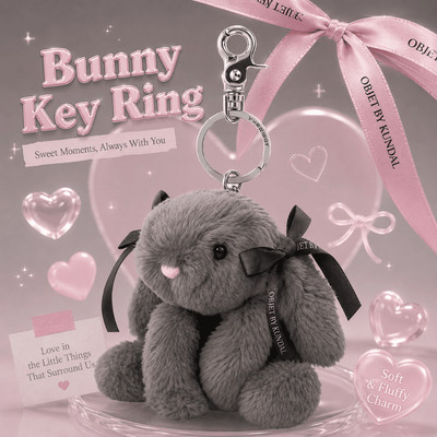 [objet by kundal] Bunny Key Ring