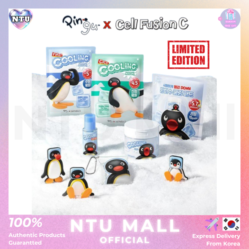 [Cell Fusion C x Pingu] Phiên bản Pingu Collabo MỚI (Post Alpha Cooling Ampoule / Mask / Pad)