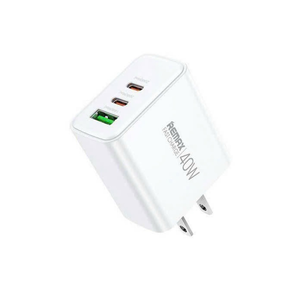 CÓC SẠC NHANH REMAX SẠC NHANH 40W KÈM 3 CỔNG SẠC