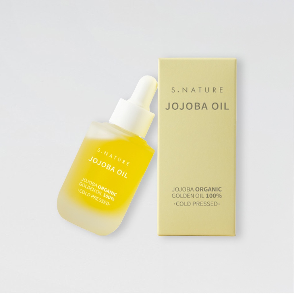 S.NATURE Jojoba Oil 30ml | Dầu jojoba hữu cơ 100% dưỡng ẩm đa năng cho mặt, body & tóc