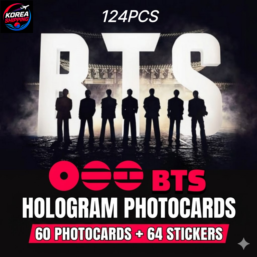 Bộ Photocard Hình Ba Chiều BTS 124 Chiếc 60 Photocards 64 Miếng Dán Kpop Thần Tượng Lomo Bộ Sưu Tập 
