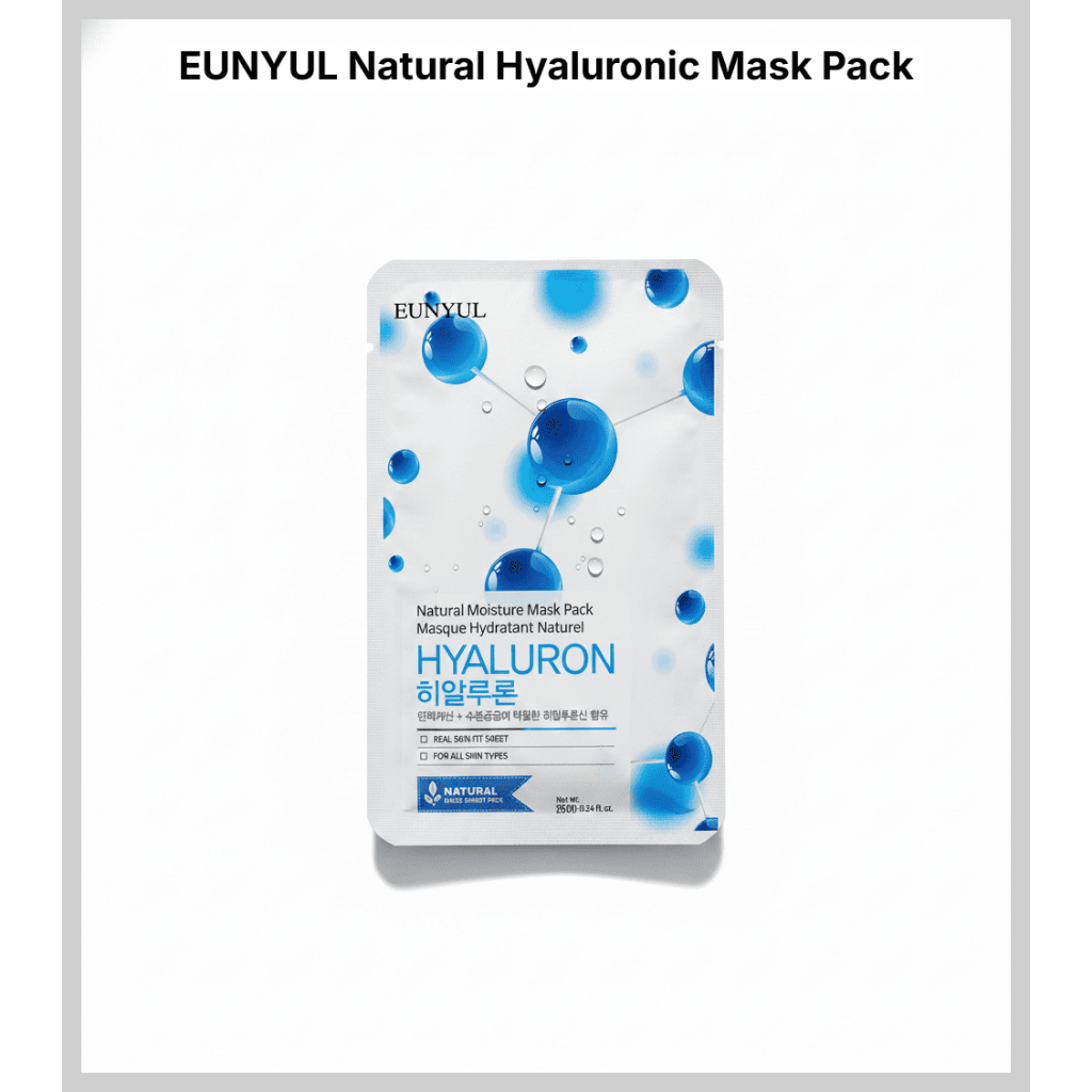 *Gói mặt nạ Hyaluronic tự nhiên EUNYUL Mặt nạ dưỡng ẩm sâu 22ml