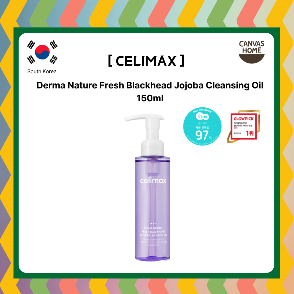 [CELIMAX] Dầu tẩy trang Derma Nature Fresh Blackhead Jojoba 150ml