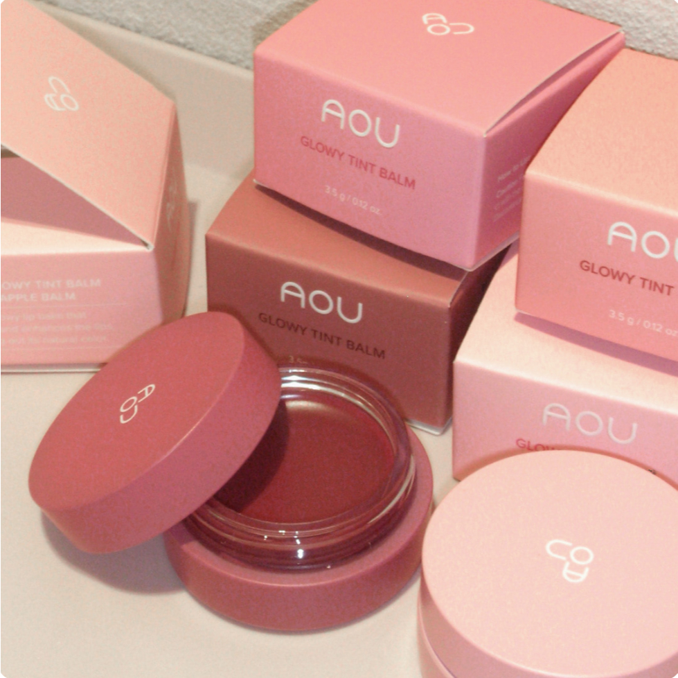 [Mỹ phẩm AOU] Son dưỡng màu Glowy (15 màu)