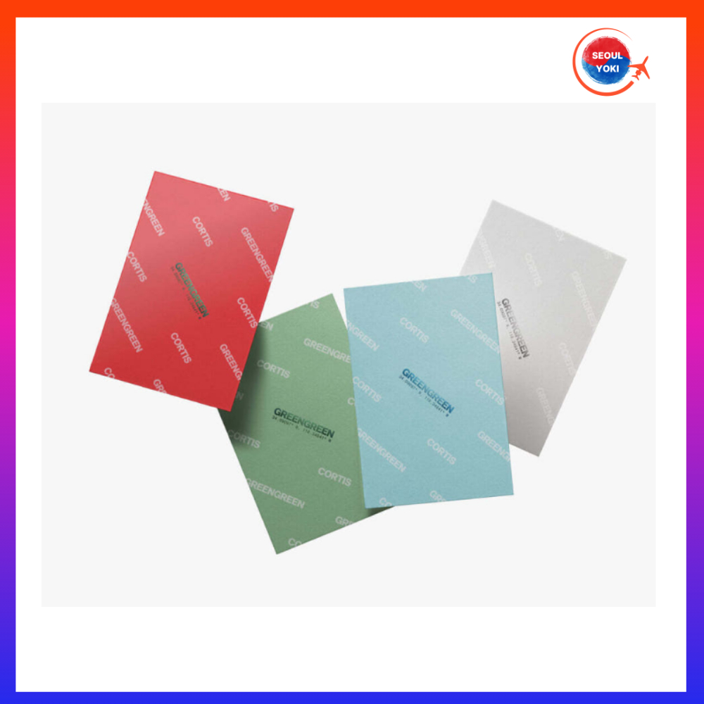 (Album QR đỏ) CORTIS EP thứ 2 GREENGREEN Weverse Album Portrait A Ver.