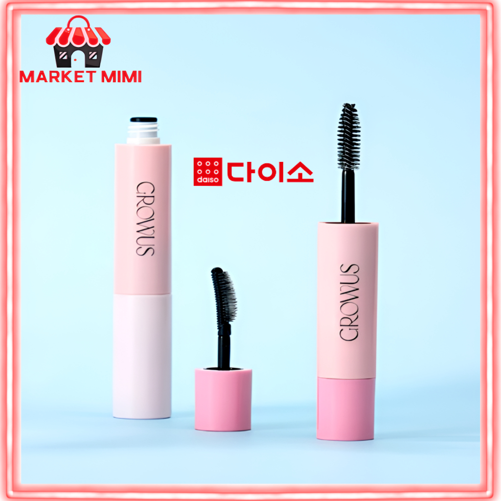 GROWUS Long Lasting 2IN1 Hair Fixing Cara 3ml + 7ml | Tạo kiểu tóc hai mặt | Mascara tóc Daiso Hàn Q