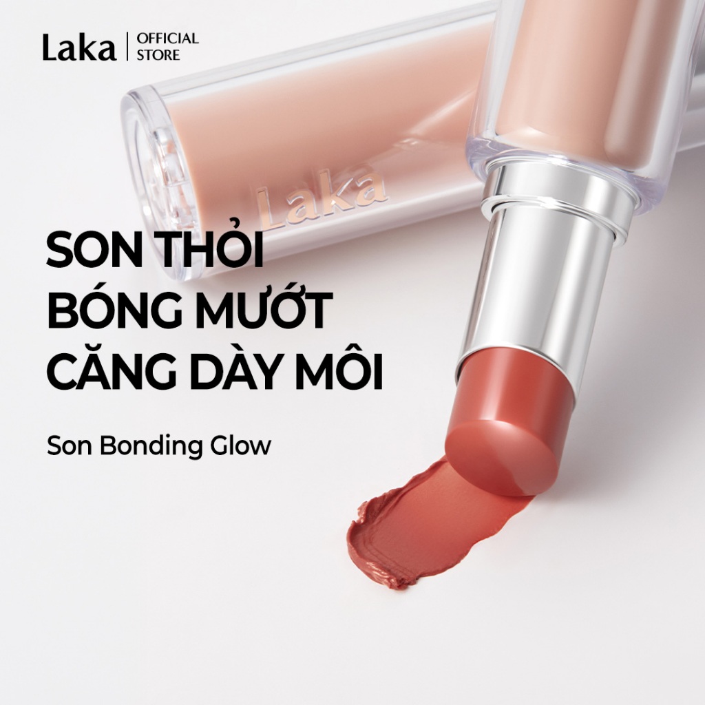[Laka Official] Son Thỏi Tint Căng Bóng, Mềm Môi Lên Màu Chuẩn, Không Bết Dính Laka Bonding Glow 3.7
