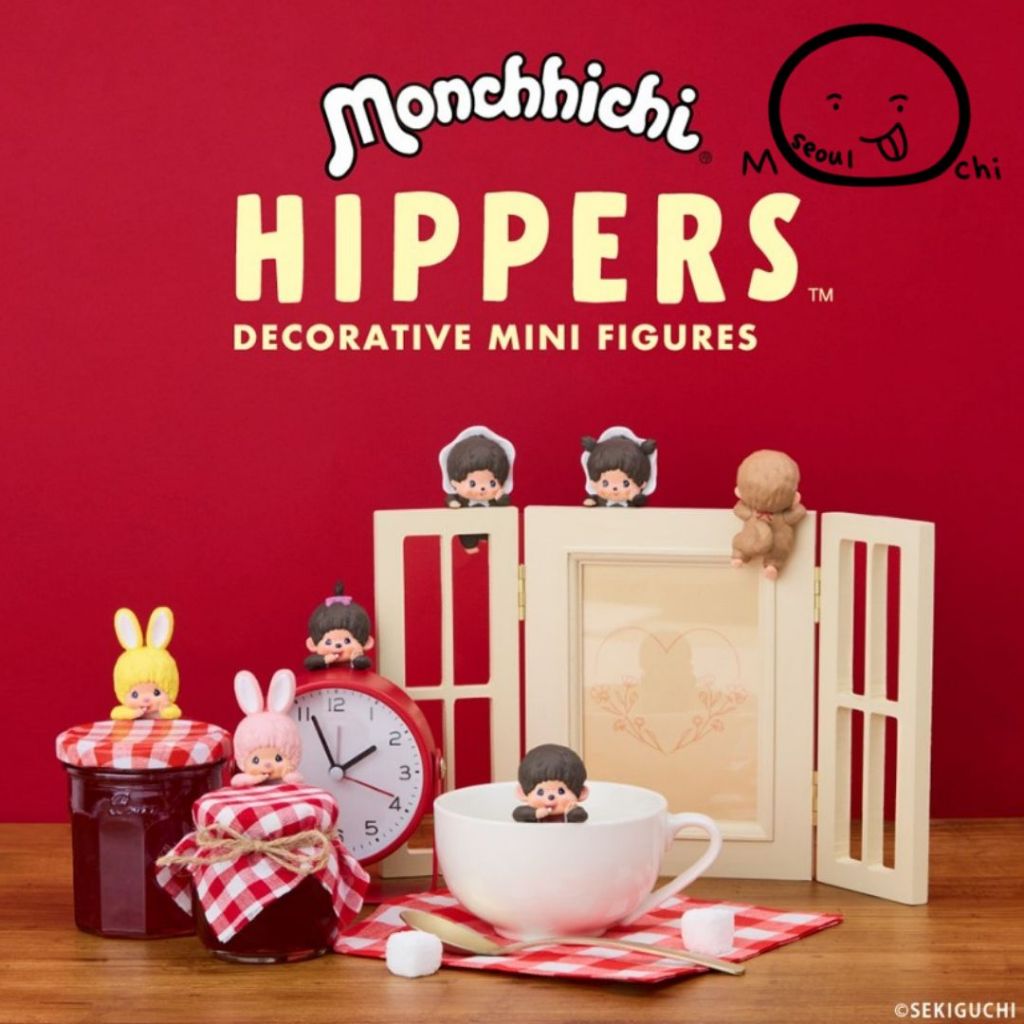 Sonny Thiên Thần Monchhichi Hippers Ngẫu Nhiên CuteGoods BlindBox MiniFigure Hippers PhoneDecor
