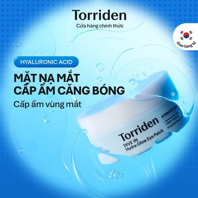 [Torriden Chính hãng] Patch cấp ẩm cho đôi mắt rạng rỡ DIVE IN Hydra, Glow Eye Patch