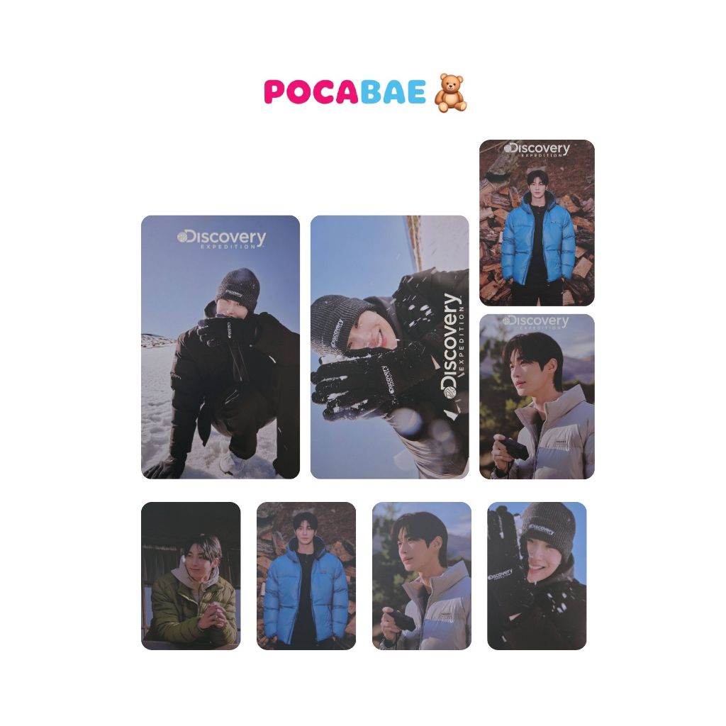 Bộ bưu thiếp và thẻ ảnh BYEON WOOSEOK Discovery Expedition