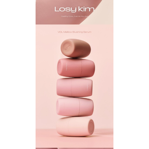 [Free Mini Highlighter / MỚI] Rosie Kim VOL Mellow Blushing Serum 5 màu, Độc quyền JUNE: Dịch vụ mua