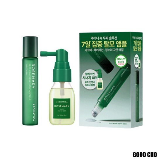 [AROMATICA] Rosemary Root Volumizing Scalp Ampoule 20ml (Rosemary Tonic 30ml Included)