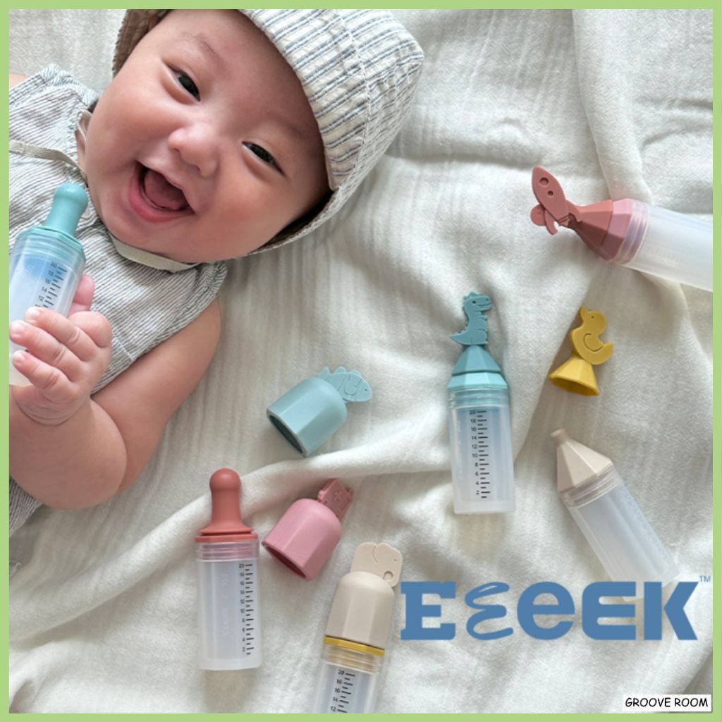 Eeeek Silicone Có Thể Tái Sử Dụng Thuốc Cho Bé 20ml 3 Bộ Bình Núm Vú Giả Thân Thiện Với Môi Trường K