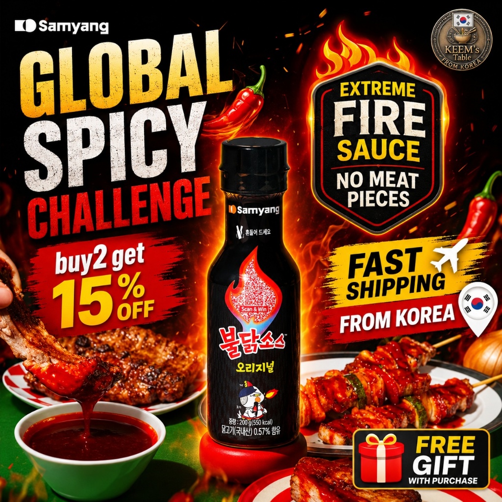 [Hot Hit] Xốt Siêu Cay Samyang Buldak Original Fire Spicy Sauce 200g K-Food Extreme Hot Bestseller T