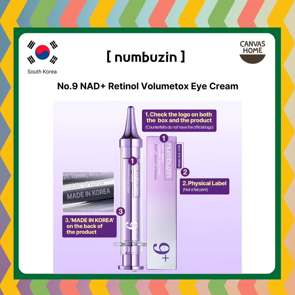 [numbuzin] Kem dưỡng mắt Volumetox No.9 10ml