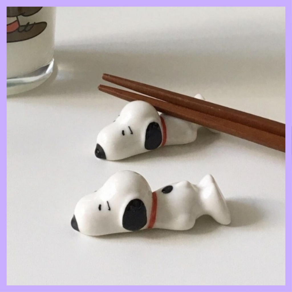 Bộ thìa gốm Snoopy 2P Quà tặng tân gia