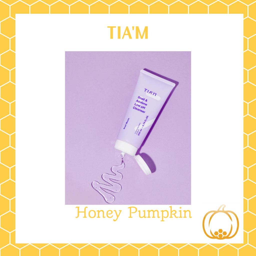 Sữa rửa mặt pH thấp TIAM Snail & Azulene 200ml
