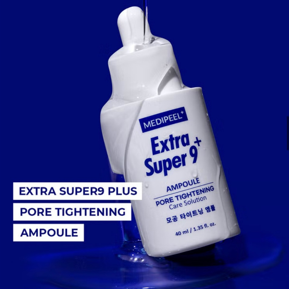 Extra Super 9 Plus Pore Care Ampoule 40ml Sử dụng hàng ngày Chăm sóc da Hàn Quốc Sebum Care