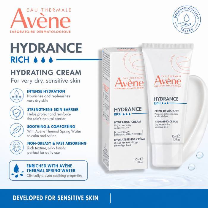 [Avene] Kem dưỡng ẩm giàu dưỡng ẩm 40mL