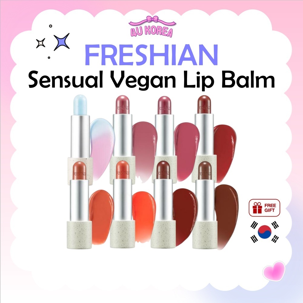 FRESHIAN Sensual Vegan Lip Balm – 11 màu / K-BEAUTY