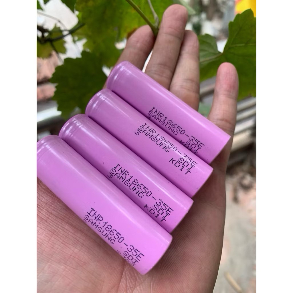 Pin 18650 samsung 35E , dung lượng cao 3500mah, dùng cho quạt cầm tay và đèn pin , các thiết bị điện