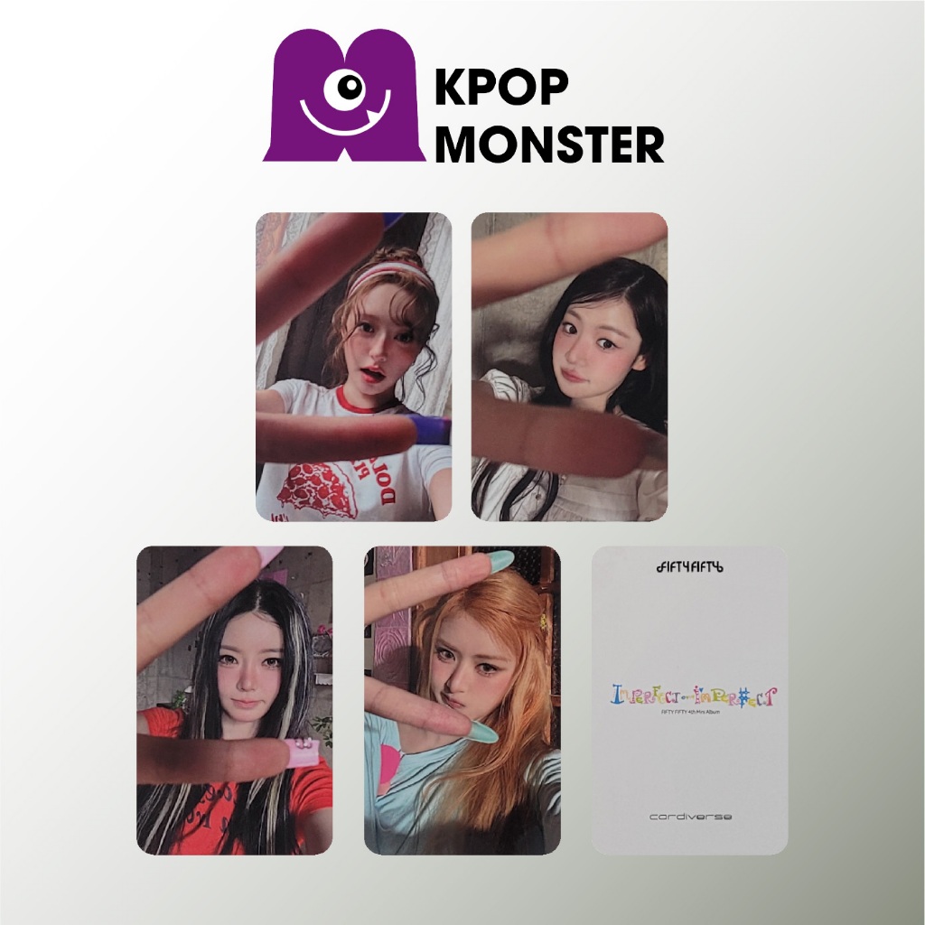 [FIFTY FIFTY] Photocard POB IMPERFECT-I 'MPERFECT / GUMUSIC POB Photocard