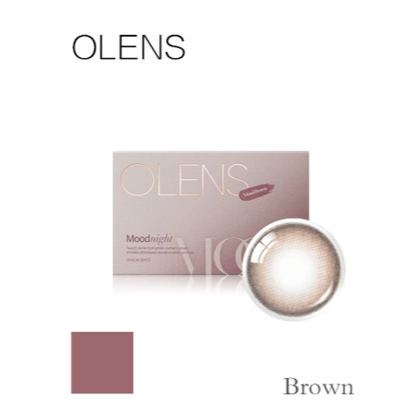 Ống kính tiếp xúc OLENS MOODNIGHT Brown 1 tháng 2P