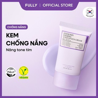 [FULLY Chính Hãng] Fully Kem chống nắng nâng tone Tím 50ml, Exosome Firming Tone up Sun Cream 50ml