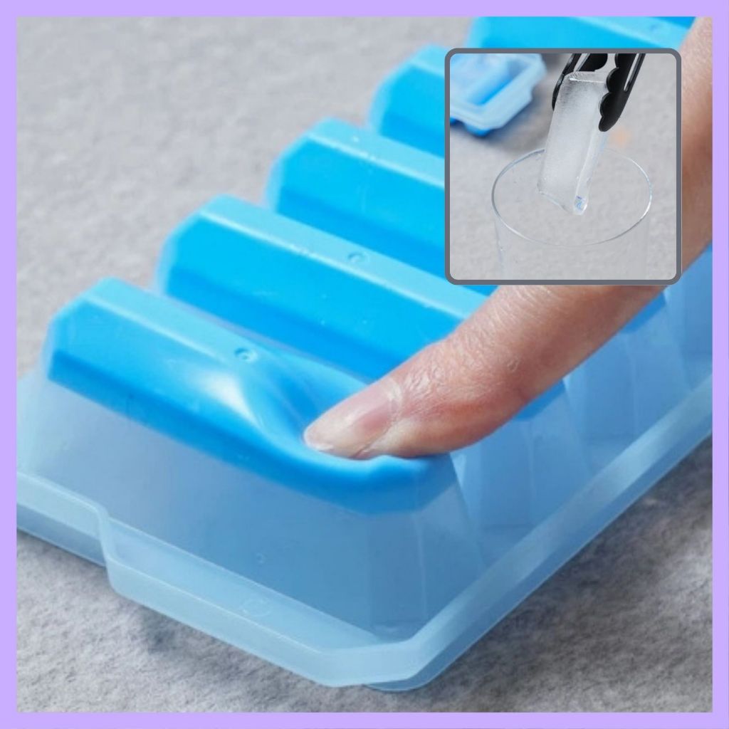 Khuôn làm đá que DAISO NHẬT BẢN Khuôn làm đá silicon 9 khối