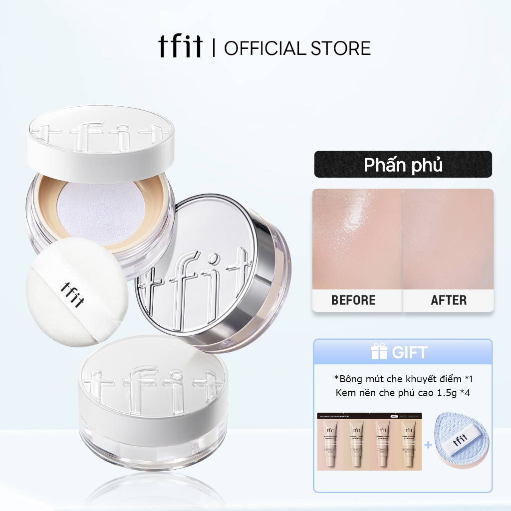 Phấn Phủ Kiềm dầu 24 giờ Chống mồ hôi Translucent Set Finishing Powder 7g Translucent Set Essential Powder 5g